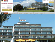 Tablet Screenshot of parkhotel-olsberg.de